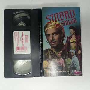 Sinbad the Sailor VHS Video Douglas Fairbanks Anthony Quinn 1947 Movie